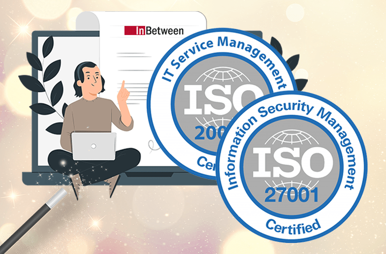 InBetween achieves Dual ISO Certifications for Information Security & IT Service Management database-publishing-softwareBanner InBetween dual ISO Certified Web