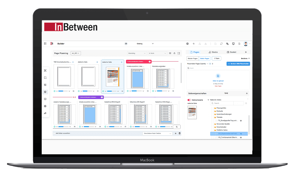 database-publishing-softwareLaptopScreenshot Static Pages Dynamic